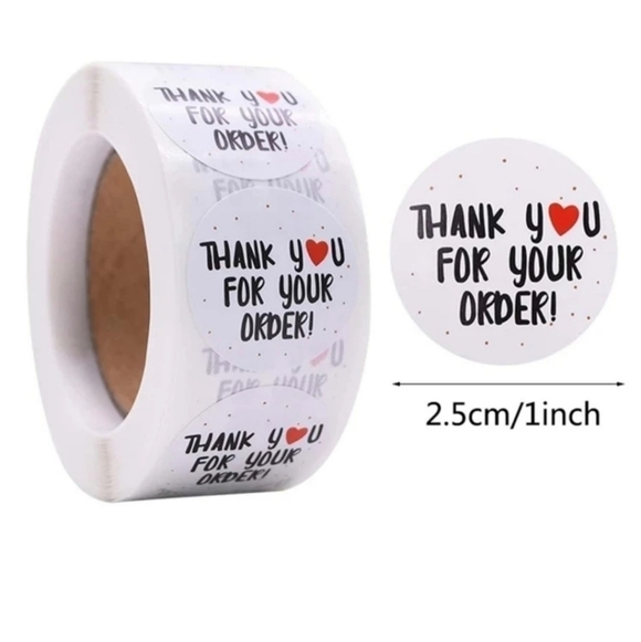 Other - THANK Y💓U FOR YOUR ORDER STICKERS ▪︎500 pk